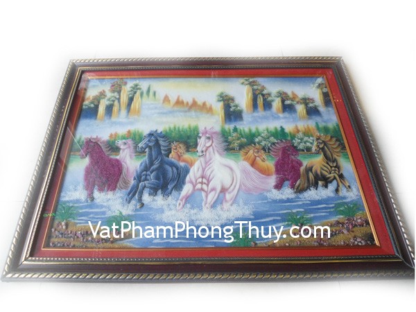 Tranh đá quý Lục Yên: Bát mã truy phong TPC04 9 tpc04 9 tranh ngua 01 Tranh đá quý Lục Yên: Bát mã truy phong TPC04 9